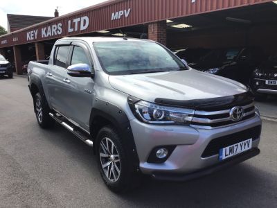 Toyota Hilux Invincible D/Cab Pick Up 2.4 D-4D Auto BODY KIT FITTED ( NO VAT ) Pick Up Diesel Silver at Key Kars Doncaster