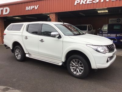 Mitsubishi L200 2.4 Double Cab DI-D 178 Barbarian 4WD NO VAT TO PAY Pick Up Diesel White at Key Kars Doncaster