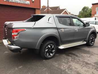 Mitsubishi L200 2.4 Double Cab DI-D 178 Barbarian 4WD Auto Sports back / upgraded alloys Pick Up Diesel Grey at Key Kars Doncaster