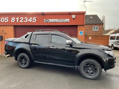 Mitsubishi L200 2.4 Double Cab DI-D 178 Barbarian SVP 4WD Auto SPORTS BACK / SPECIAL EDITION Pick Up Diesel Black at Key Kars Doncaster
