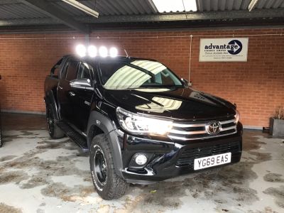 Toyota Hilux 50th Edition D/Cab Pick Up 2.4 D-4D Auto  ONLY 50 BUILT / VERY SPECIAL Pick Up Diesel Black at Key Kars Doncaster